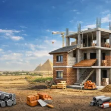 تكلفة بناء منزل 100 متر دورين في مصر