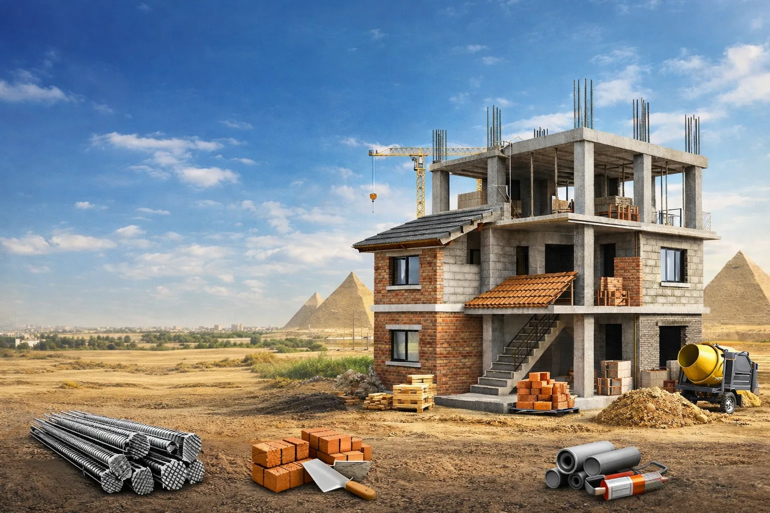 تكلفة بناء منزل 100 متر دورين في مصر